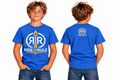 Rise2Rule Unisex Youth Tee — Heathered Royal