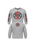 Rise2Rule Silver Black Red complete front and back long sleeve
