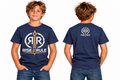 Rise2Rule Unisex Youth Tee — Heathered Navy